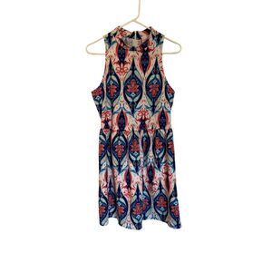 Charles Henry Bold Print Above knee Dress
